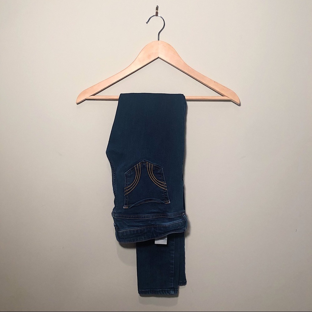 Hollister Dark Wash Mid-Rise Skinny Jeans